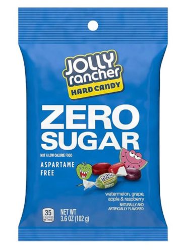 Jolly Rancher Hard Candy Zero Sugar Gyümölcsös cukorka 102g / Minőségét megőrzi: 2026.04.30