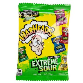 WarHeads Extreme Sour Hard Candy Cukorka 28g