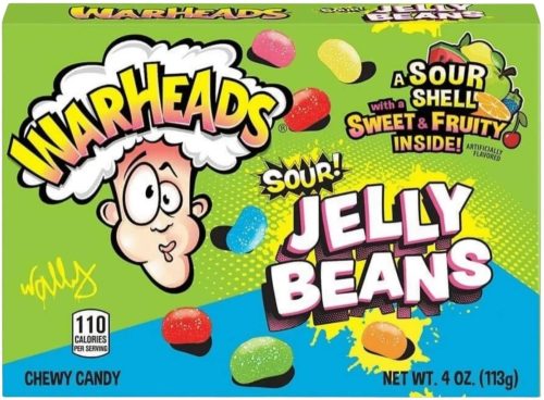 Warheads Sour Jelly Beans 113g