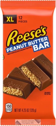 Reeses XL Bar Táblás Tejcsokolád Mogyoróvajas töltelékkel 120g