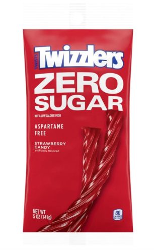 Twizzlers Zero Sugar Strawberry Gumicukor 141g