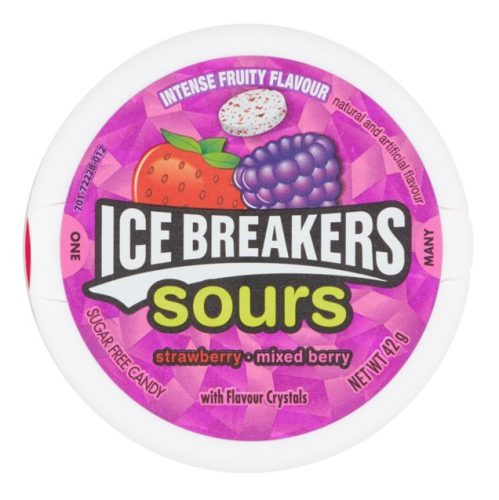 IceBreakers Sours Strawberry Mixed Berry 42g