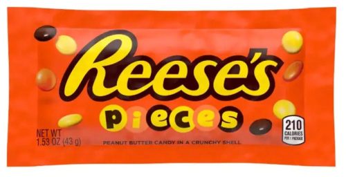 Reese's Pieces Zacskós Cukorka mogyoróvajjal töltve 43g