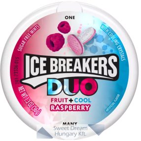 IceBreakers Duo Raspberry cukorka 36g
