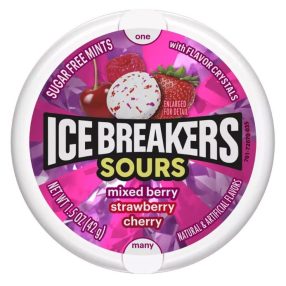 IceBreakers Sours Mixed Berry Strawberry Cherry 42g