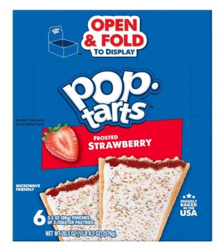Pop-Tarts Frosted Strawberry 6x2db-os csomag 576g