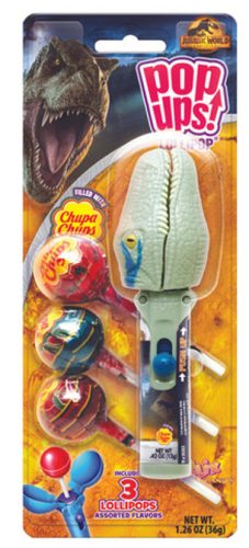Chupa Chups Pop Ups Jurassic World Nyalóka 36g