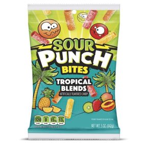 Sour Punch Bites Tropical Blends savanyú gumicukor 142g