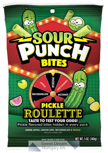 Sour Punch Pickle Roulette savanyú gumicukor 140g