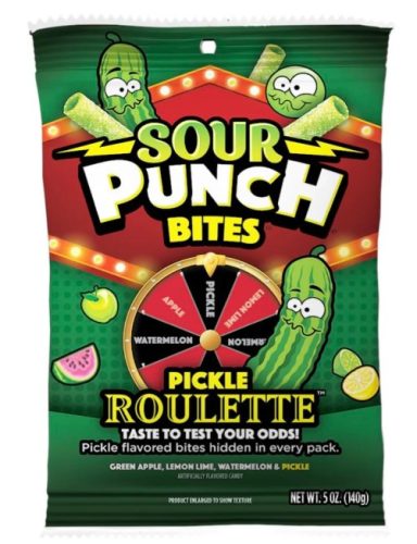 Sour Punch Pickle Roulette savanyú gumicukor 140g