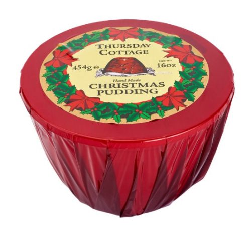 Thursday Cottage Christmas Pudding cellofán csomagolásban 454g
