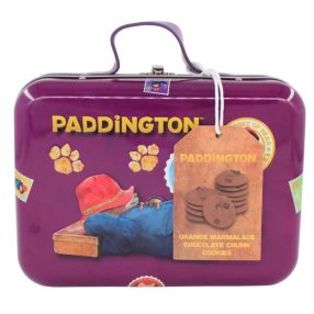   Paddington Suitcase Orange Marmalade Cookies Fémdoboz narancsos keksszel 300g