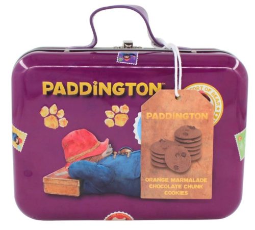 Paddington Suitcase Orange Marmalade Cookies Fémdoboz narancsos keksszel 300g