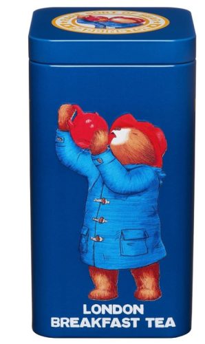Paddington London Breakfast Tea Filteres fekete tea fémdobozban, 40 filter, 125g