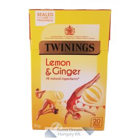   Twinings Lemon&Ginger Gyümölcstea citrommal és gyömbérrel 20 filter, 30g