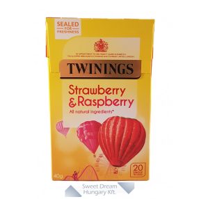   Twinings Strawberry&Raspberry Gyümölcstea eperrel és málnával 20 filter, 40g