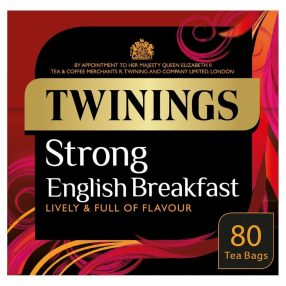 Twinings Strongs English Breakfast 80 filter, 250g