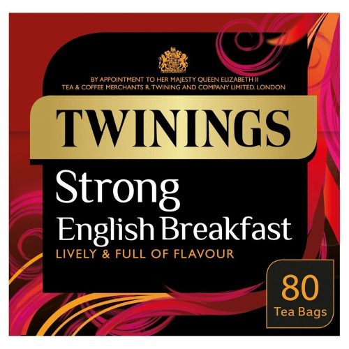 Twinings Strongs English Breakfast 80 filter, 250g