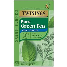   Twinings Decaffeinated Pure Green Te, koffeinmentes, 20 filter