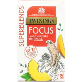   Twinings Superblends Focus Mango&Pineapple Tea 20 filter, 40g