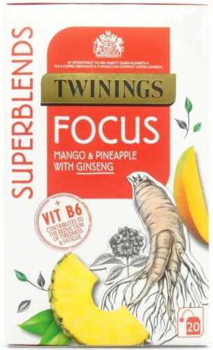 Twinings Superblends Focus Mango&Pineapple Tea 20 filter, 40g