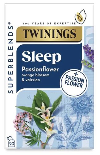Twinings Superblends Sleep Narancsvirággal és valerianával 20 filter, 30g