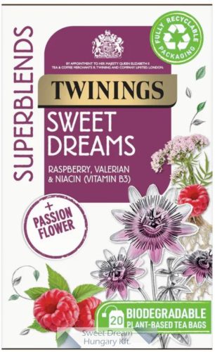 Twinings Superblends Sweet Dreams Raspberry, Valerian&Vitamin B3 Tea 20 filter, 40g