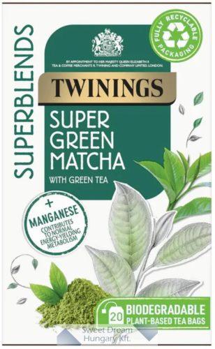 Twinings Superblends Super Green Matcha 20 filter, 40g