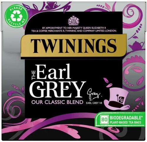 Twinings Earl Grey Tea, 80 filter, 200g