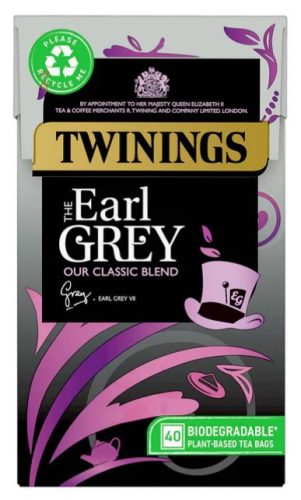 Twinings Earl Grey, 40 filter, 100g