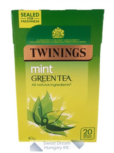 Twinings Mint Zöld tea mentával 20 filter, 40g