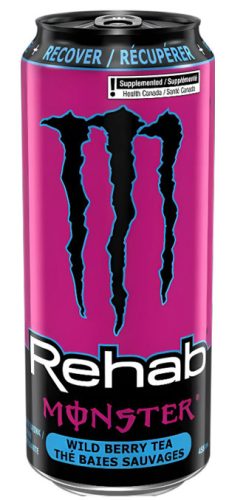 Monster Rehab Wild Berry Tea 458ml