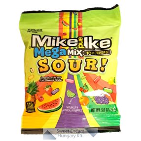   Mike and Ike Mega Mix Sour Bag Cukorka válogatás, zacskós 141g