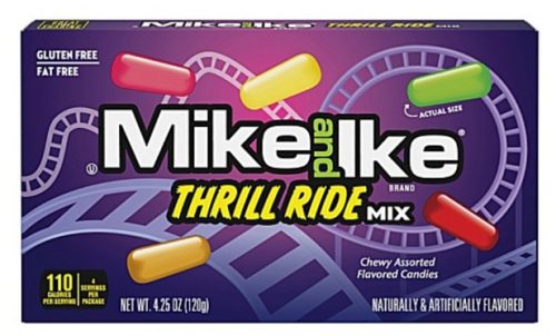 Mike and Ike Thrill Ride Mix Cukorka válogatás 120g