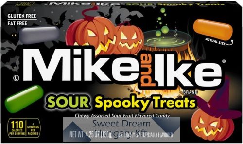 Mike and Ike Sour Spooky Treats 120g / Minőségét megőrzi: 2026.06.30