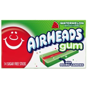 Airheads Gum Watermelon Rágógumi 14db -os