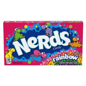 Nerds Rainbow Cukorka, dobozban 141g