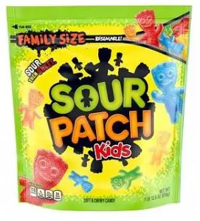 Sour Patch Kids Family Size Savanyú gumicukor 770g