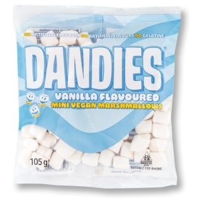 Dandies Vegan Mini Marshmallow Vanilla 105g