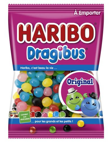 Haribo Dragibus Soft Drazsé cukor 120g