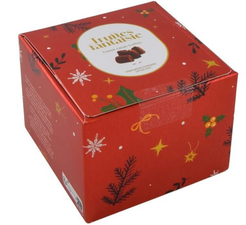 Mathez Christmas Box Red Plain Natúr trüffel 100g