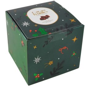 Mathez Christmas Box Green Plain Natúr trüffel 200g
