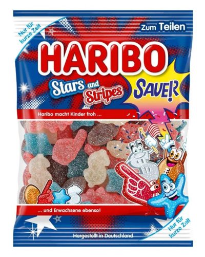 Haribo Stars and Stripes 175g