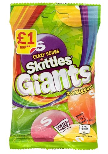 Skittles Giants Sours 116g