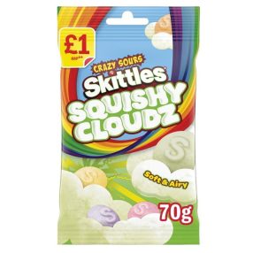 Skittles Squishy Cloudz Sours 70g
