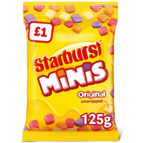 Starburst Minis Original Fruit Chews 125g