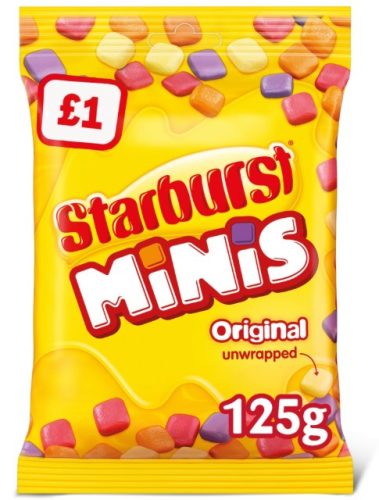 Starburst Minis Original Fruit Chews 125g