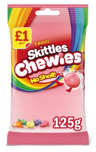 Skittles Chewies No Shell 125g