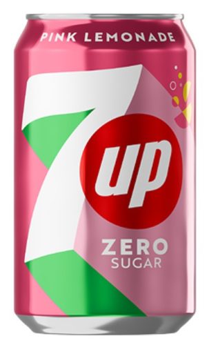 7UP Zero Pink Lemonade Cukormentes szénsavas üdítő 330ml