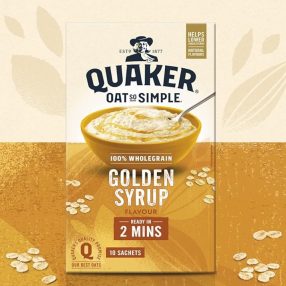 Quaker Oat So Simple Golden Syrup Porridge 10x36g, 360g